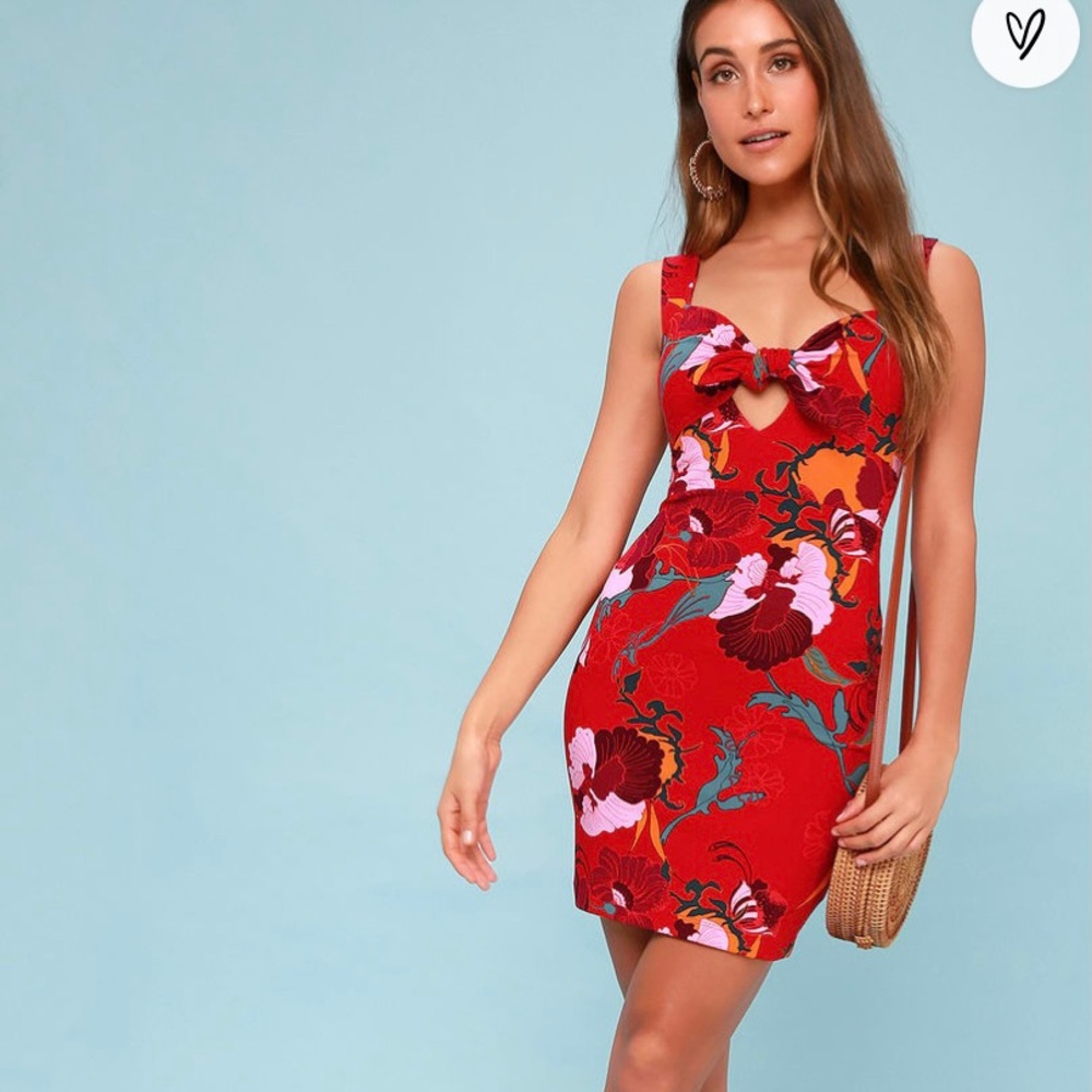 Free People Sweet Cherry Red Dress